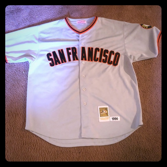 barry bonds mitchell ness jersey